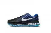 nike air max 2017 hommes running shoe black blue maix